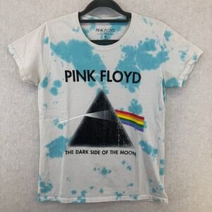 Kids Size M Pink Floyd The Dark Side of the Moon 1972 Tour Tie Dye T Shirt